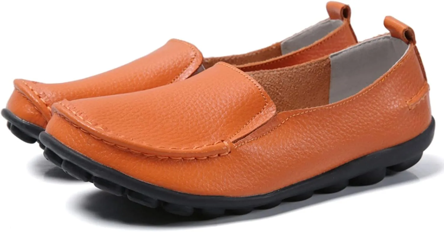 Work Flats for Women Office Wide Loafers Comfortable Casual Shoes Orthopedic Dress Shoes Ladies Walking Sneakers